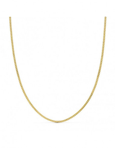 18K CADENA ORO AMARILLO BARBADA HUECA...