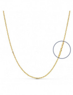18K CADENA FORZADA ORO...