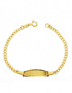 18K ESCLAVA BARBADA 14CM