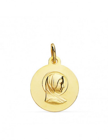 18K MEDALLA MARIA FRANCESA 16MM