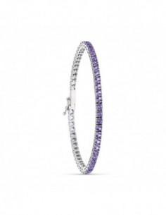 18K PULSERA ORO BLANCO...