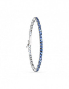 18K PULSERA ORO BLANCO...