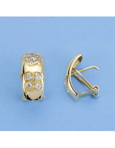 18K PENDIENTES ORO AMARILLO...