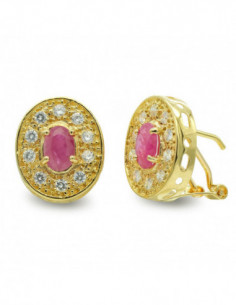 18K PENDIENTES ORO AMARILLO...