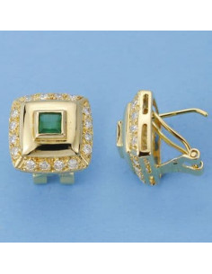 18K PENDIENTES ORO AMARILLO...