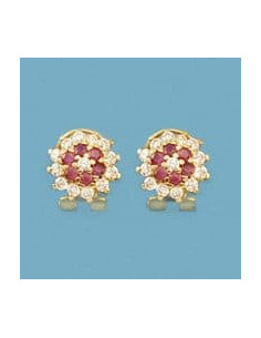 18K PENDIENTES CUAJO...