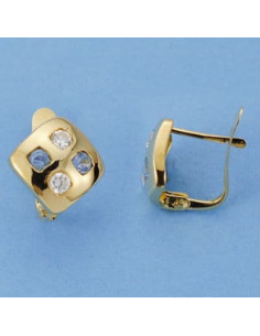 18K PENDIENTES CIRCONITAS...