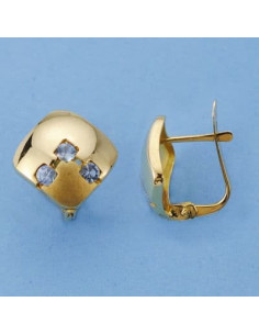 18K PENDIENTES CIRCONITAS...