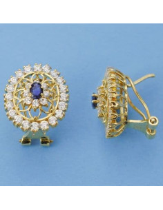 18K PENDIENTES ORO AMARILLO...