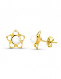 9K PENDIENTES ORO AMARILLO...