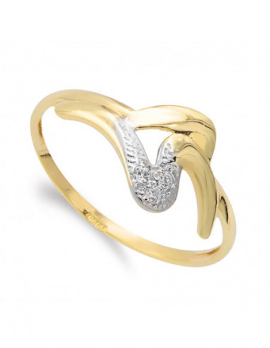 9K SORTIJA COMUNION BICOLOR...