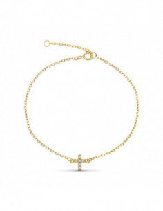 9K PULSERA ORO AMARILLO...