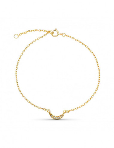 9K PULSERA ORO AMARILLO 16 CM...