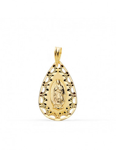 18K MEDALLA ORO AMARILLO VIRGEN DE...