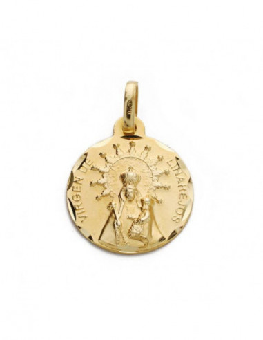 18K MEDALLA VIRGEN DE LINAREJOS 16 MM