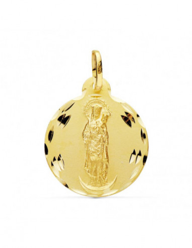 18K MEDALLA VIRGEN DE LA ALMUDENA 20 MM