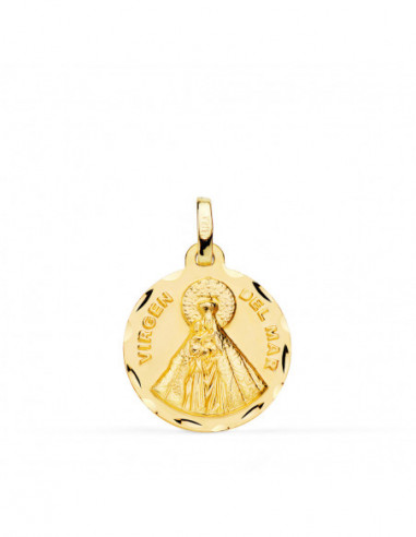18K MEDALLA ORO AMARILLO VIRGEN DEL...