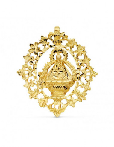 18K VIRGEN DE LA CABEZA CON CERCO...