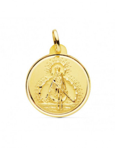 18K MEDALLA VIRGEN DE LA CABEZA 22 MM