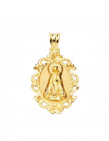 18K MEDALLA ORO AMARILLO VIRGEN DE...