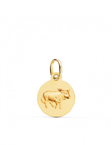 18K MEDALLA HOROSCOPO ORO AMARILLO...