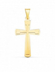 18K CRUZ ORO AMARILLO...