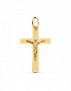 18K CRUZ ORO AMARILLO CON...