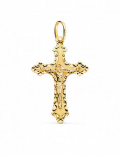 18K CRUZ ORO AMARILLO CON...