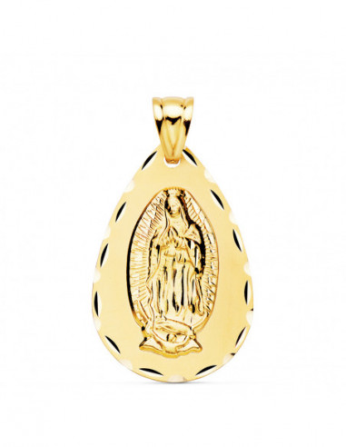 18K MEDALLA VIRGEN DE GUADALUPE TALLA...