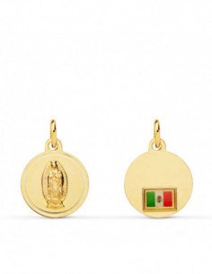 18K MEDALLA ORO AMARILLO...