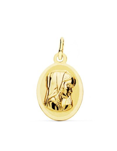 18K MEDALLA ORO AMARILLO...