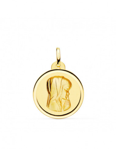 18K MEDALLA ORO AMARILLO VIRGEN NIÑA...