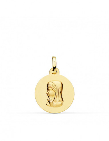 18K MEDALLA ORO AMARILLO VIRGEN NIÑA...