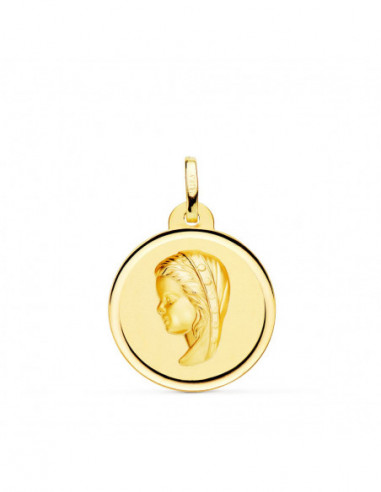 18K MEDALLA ORO AMARILLO VIRGEN NIÑA...