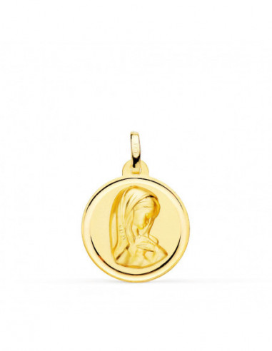 18K MEDALLA ORO AMARILLO VIRGEN NIÑA...
