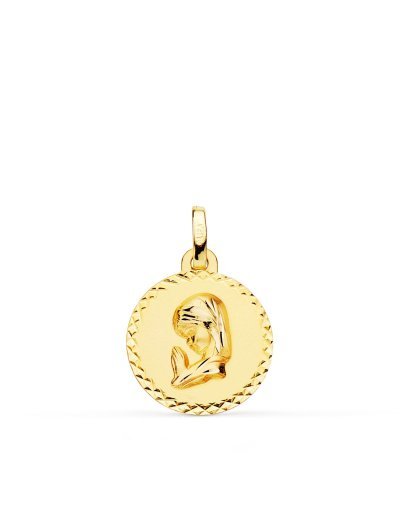 18K MEDALLA ORO AMARILLO...