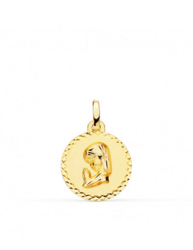 18K MEDALLA ORO AMARILLO VIRGEN NIÑA...