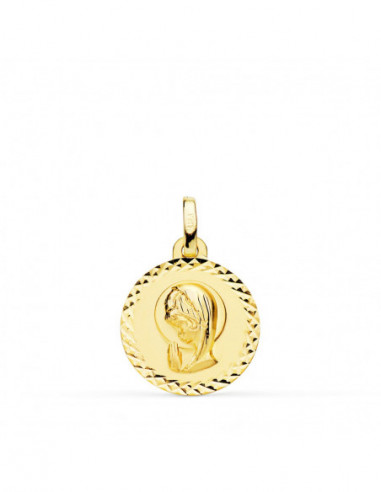 18K MEDALLA ORO AMARILLO VIRGEN NIÑA...