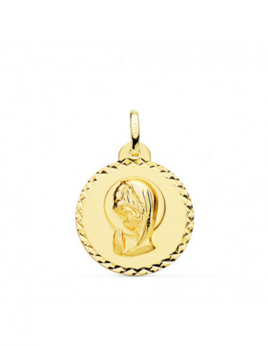 18K MEDALLA ORO AMARILLO VIRGEN NIÑA...