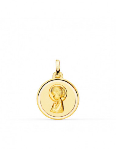 18K MEDALLA ORO AMARILLO VIRGEN NIÑA...