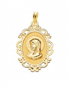 18K MEDALLA VIRGEN NIÑA...