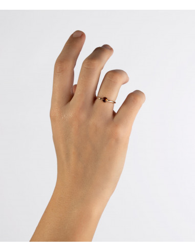 ANILLO PIEDRA MARRÓN VIDAL & VIDAL