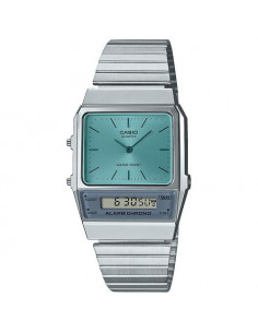 RELOJ CASIO PLATEADO...