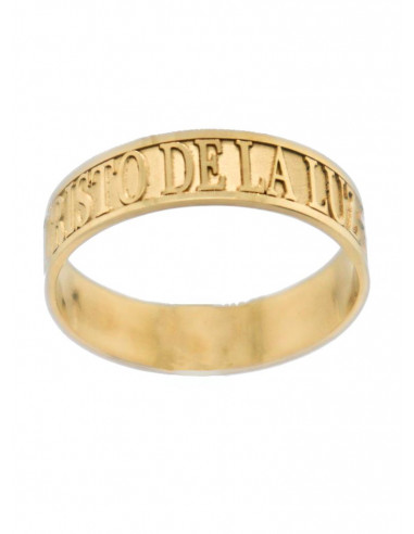 ANILLO ORO SANTO CRISTO DE LA LUZ