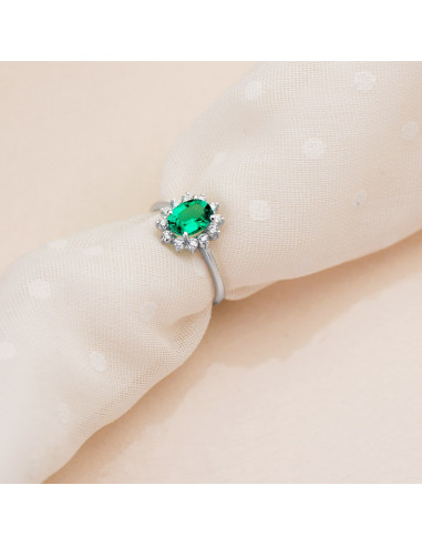 18K SORTIJA ORO BLANCO CUAJO CON...