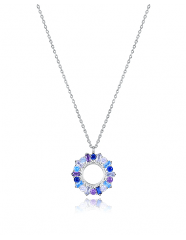 Collar Elegant de plata de ley con...