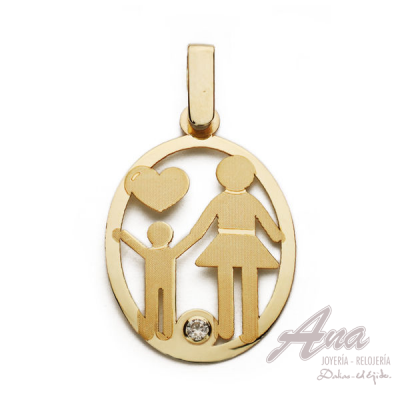 9K COLGANTE ORO AMARILLO...