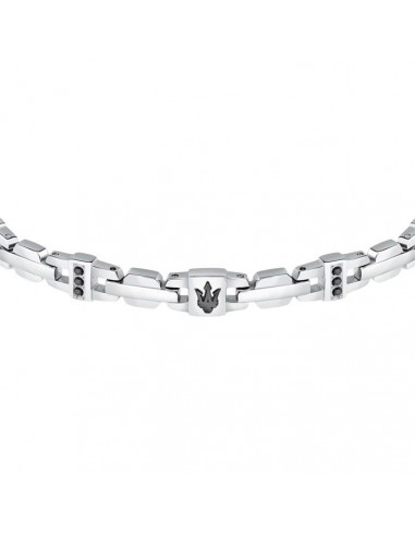 Pulsera Maserati Black Crystal Acero...