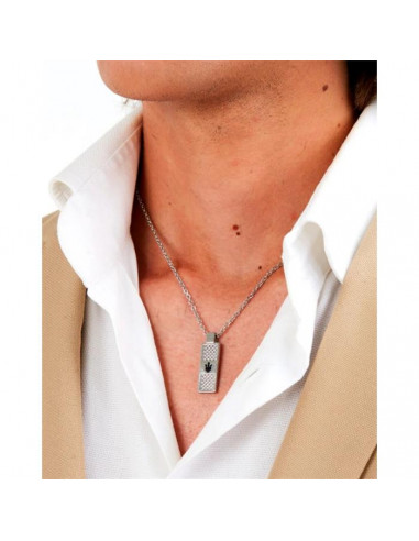 Collar Maserati Iconic Hombre Acero...