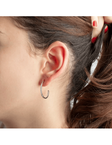 PENDIENTES AROS LOTUS SILVER...